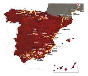 ruta vuelta ciclista España